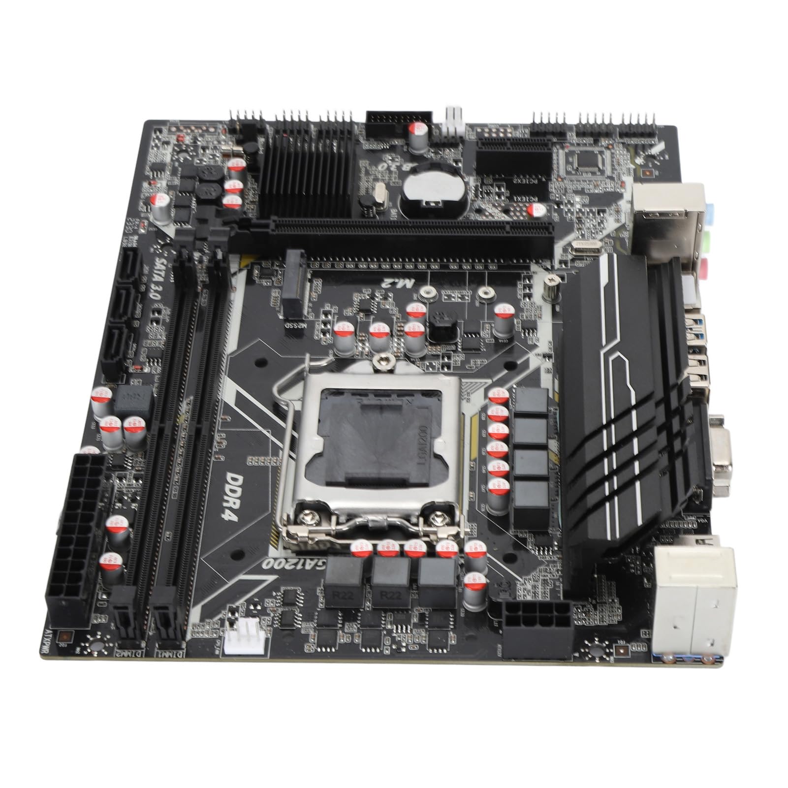 Płyta Główna H510 Gen 3.0, Płyta Główna ATX z podwójną pamięcią DDR4, Płyta Główna z Gniazdem PCI-E 16X Gen 3.0 z Radiatorem dla Procesora 10 11