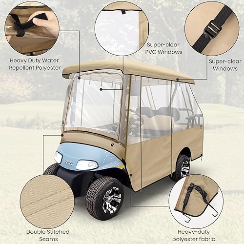 Miniatura 10 de Leader Accessories 2 + 2 Person Golf Driving Enclosure 2 Over 4 Passenger Golf Cart Cover