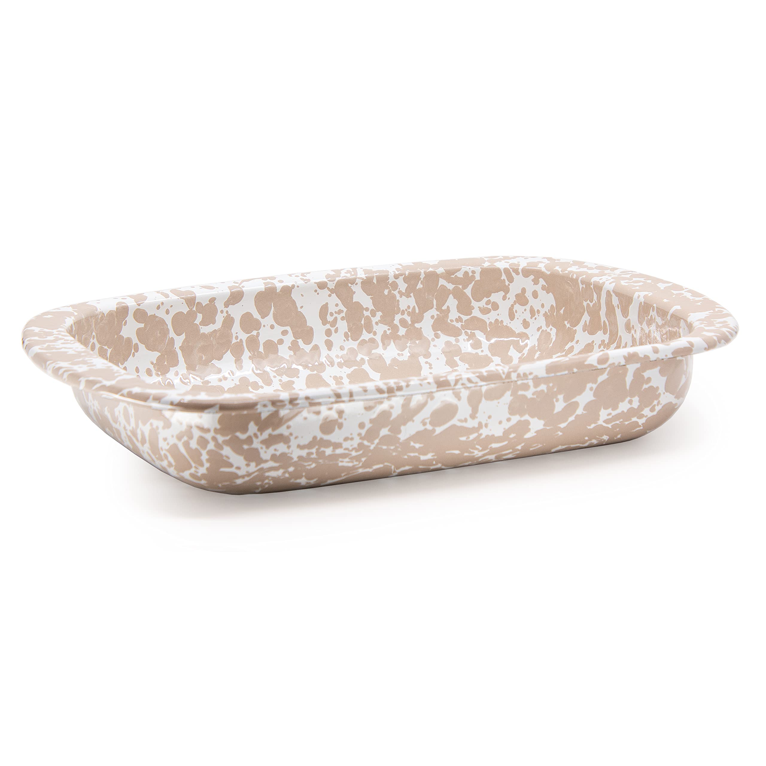 Golden Rabbit Moule à gâteau en émail - Motif tourbillon taupe - 3 l