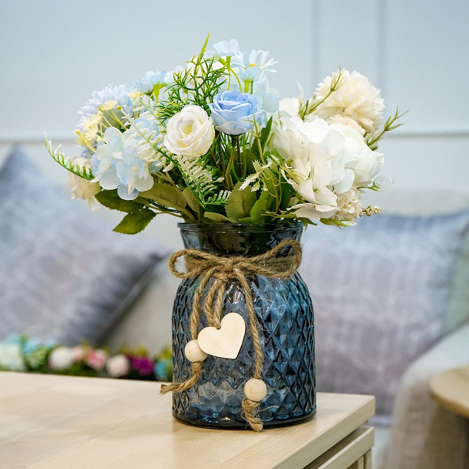 Vase en verre cadeau ideal Ekhasa pour fete et decoration de bureau