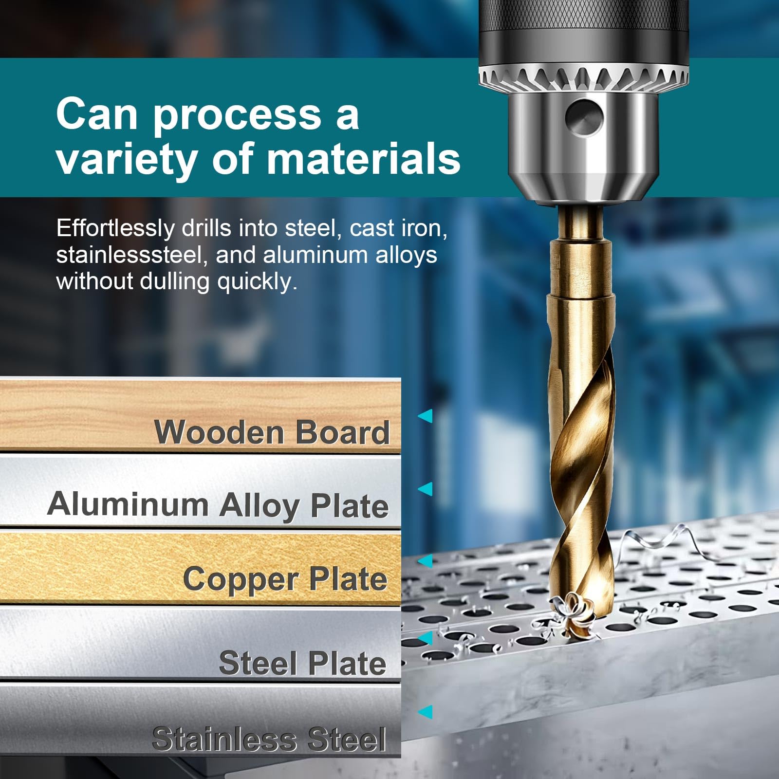 Cobalt Drill Bit - Precision Metal Drilling -7 Cobalt Drill Bit - Precision Metal Drilling -7