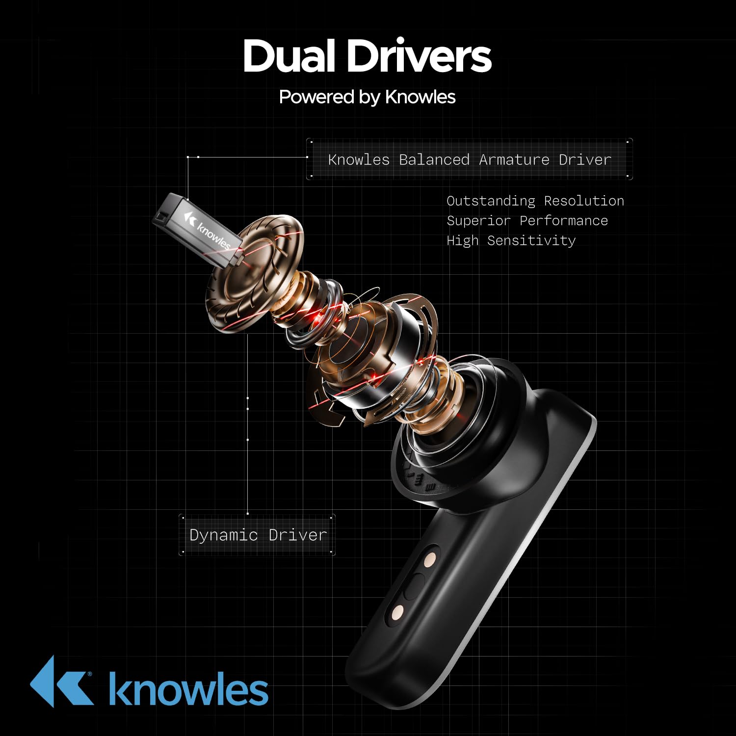 boAt Nirvana X TWS,Knowles Dual Drivers, Hi-Res Audio LDAC, App Support,4Mic ENx,Dual Pair,Spatial Audio,Fast Charge, Bluetooth Earbuds, TWS Ear Buds Wireless Earphones with mic (Cosmic Onyx) — Amazon image 5