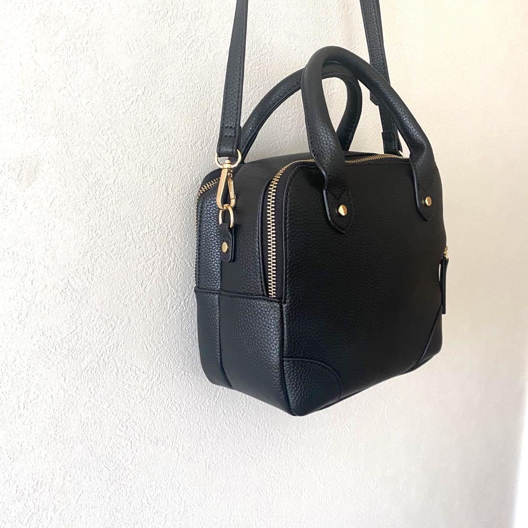 未使用 アーバンリサーチドアーズ 2WAYミニスクエアバッグ ブラック