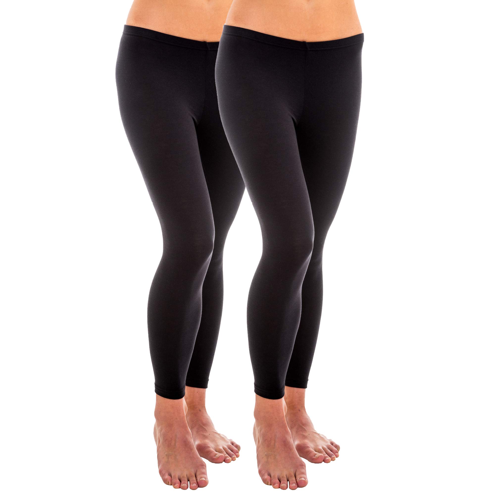 HERMKO 1720 2 Leggings de Mujer 100% algodón orgánico