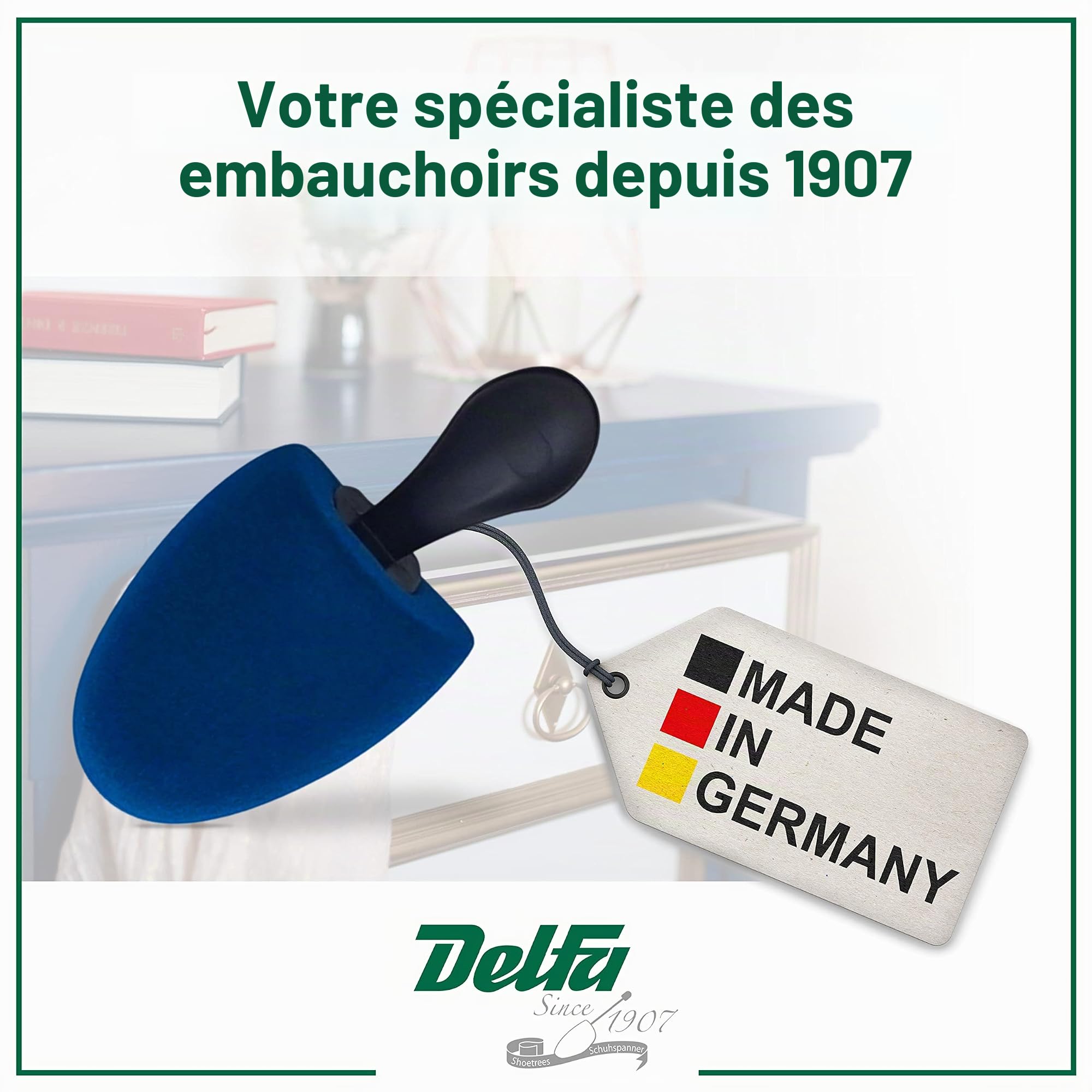 Delfa Samty Embauchoir en mousse pour chaussures rondes - Pour femme - Taille 37-41