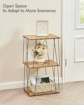 EIT MINI Table 〜 Triple name version Amazon.com: APEXCHASER Cute Nightstand,Metal Side Table,3