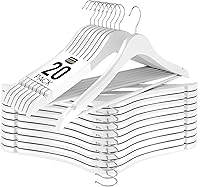 Vista 10 de Utopia Home Perchas de Madera Premium Paquete de 20 – Percha para Abrigos Duradera y Delgada – Percha para Trajes con Gancho Giratorio de 360 Grados