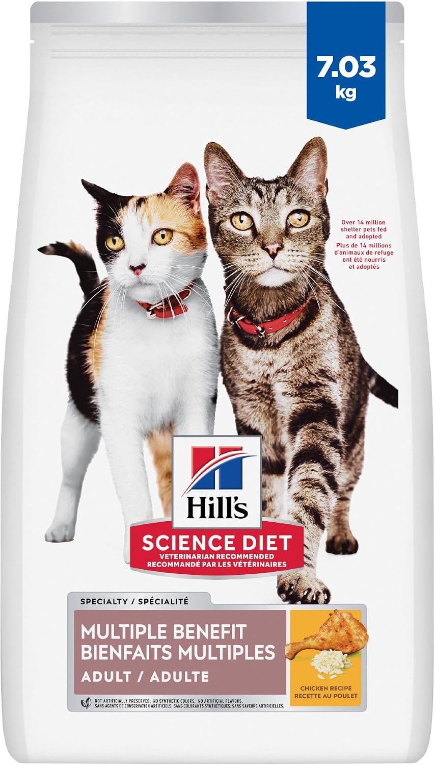 Hill's Science Diet, Multiple Benefit, Small & Mini Adult, Dry Cat Food