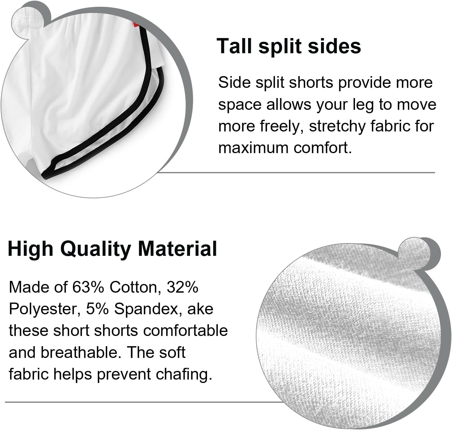 AIMPACT Mens Running Shorts 3 Inch Gym Athletic Workout Short Shorts Vintage Booty Shorts - Image 6