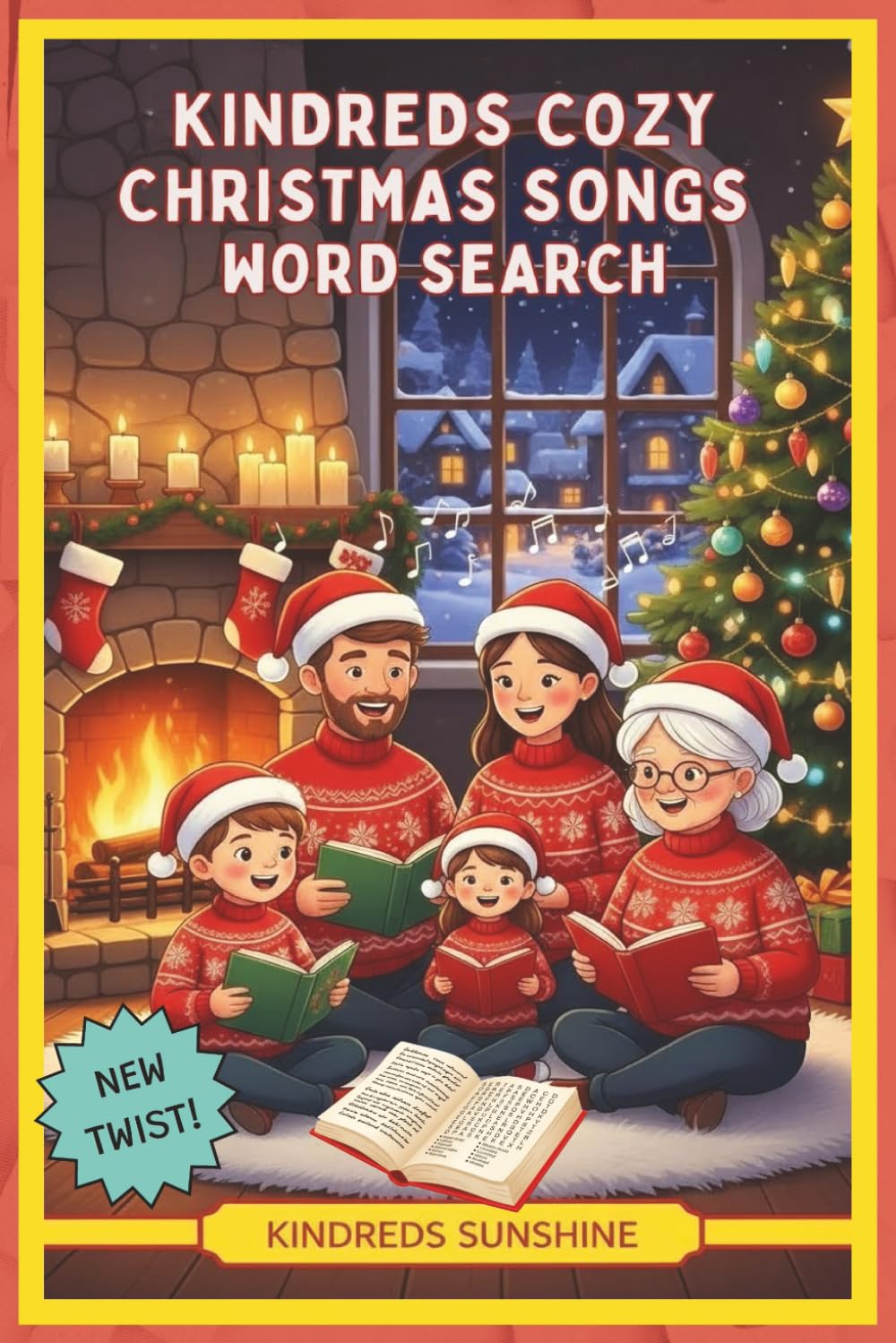Kindreds Cozy Christmas Songs Word Search