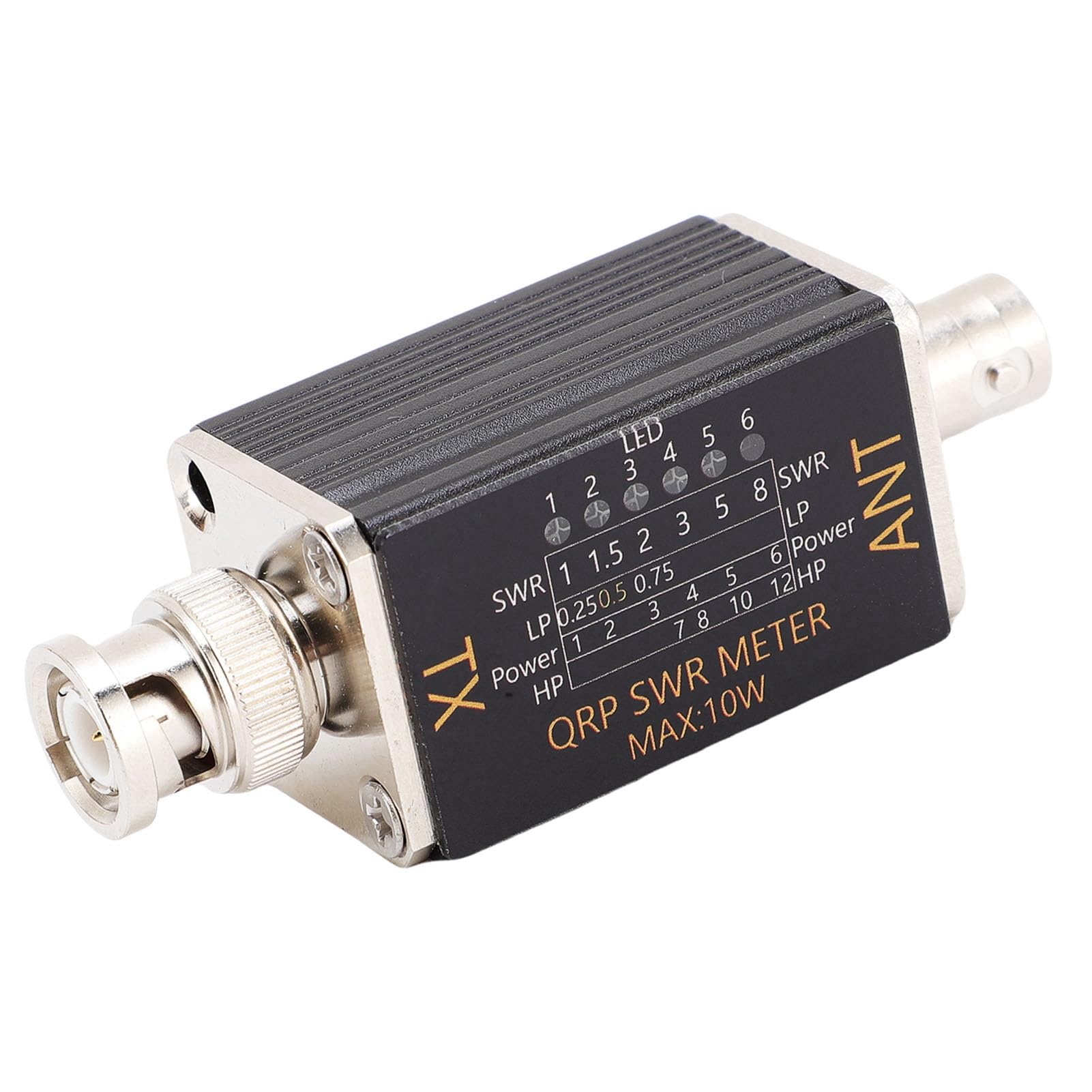 Walfront Miernik SWR BNC 1-30MHz 10W LED Wskaźnik Fali Stojącej z 6