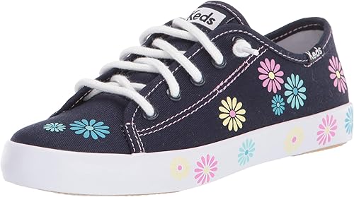 Amazon.com | Keds Unisex-Child Kickstart Navy Daisy Sneaker | Sneakers