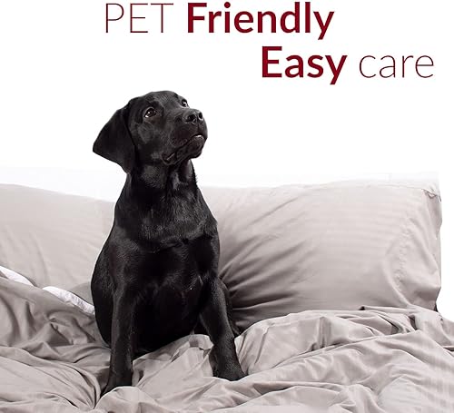 Miniatura 6 de Mellanni Sábanas extra profundas King  4 piezas de ropa de cama de la colección icónica  Lujo de hotel, ultrasuaves, sábanas refrescantes