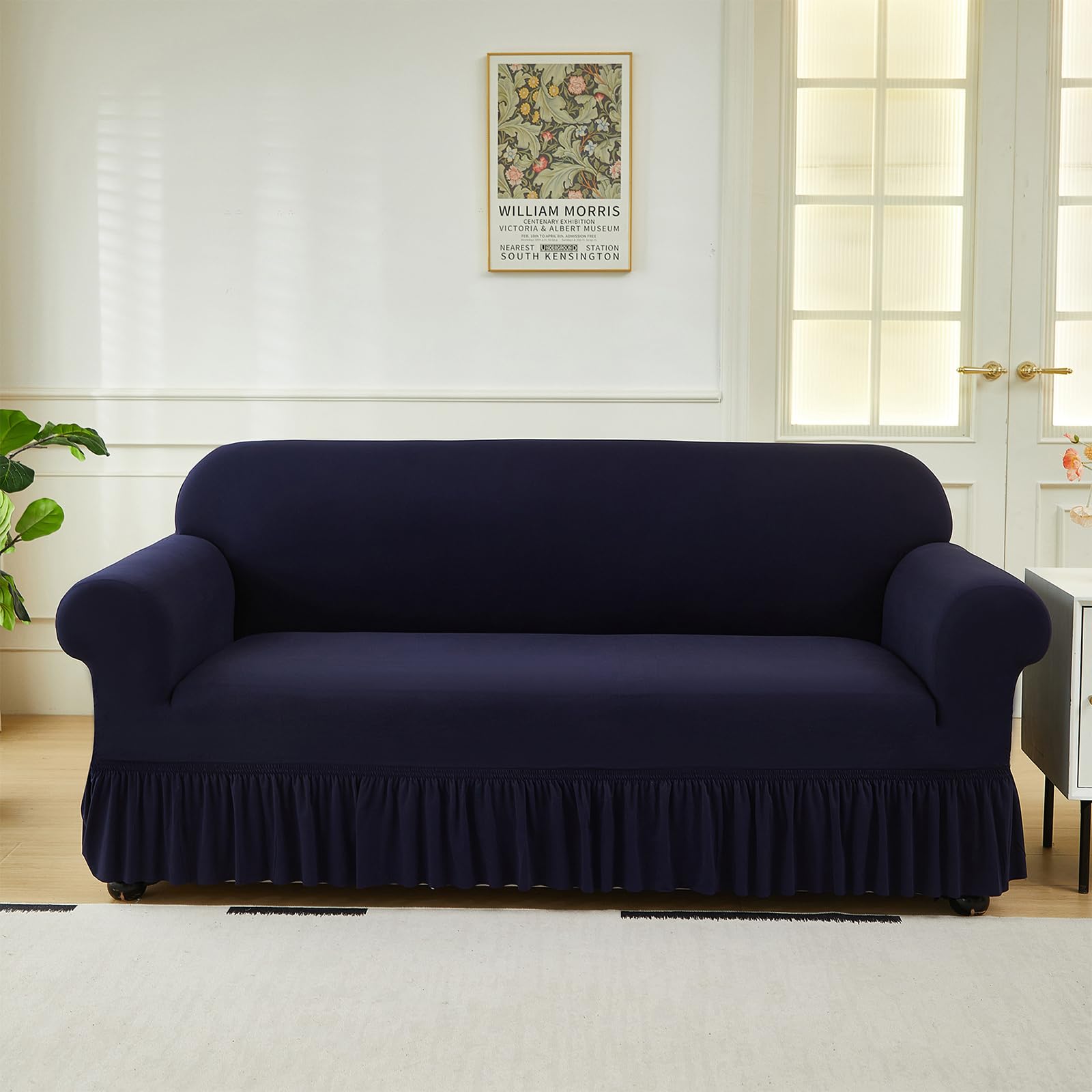 Housse de canapé extensible universelle lavable et respirante 4 places