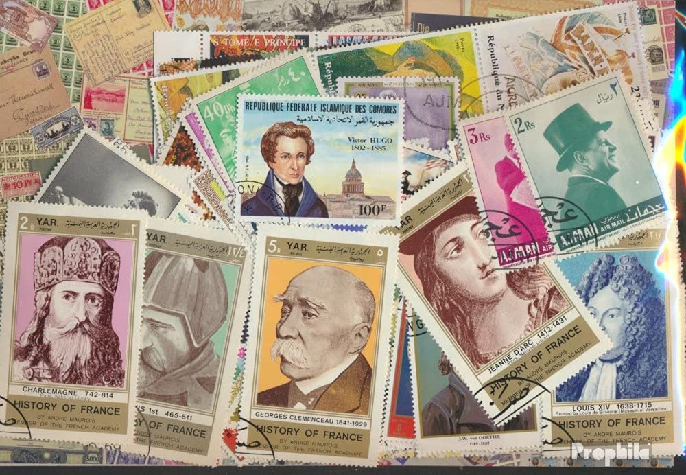 Prophila Collection Motivazioni 100 Diversi Dipinti Francobolli (Francobolli per i Collezionisti) Pittura