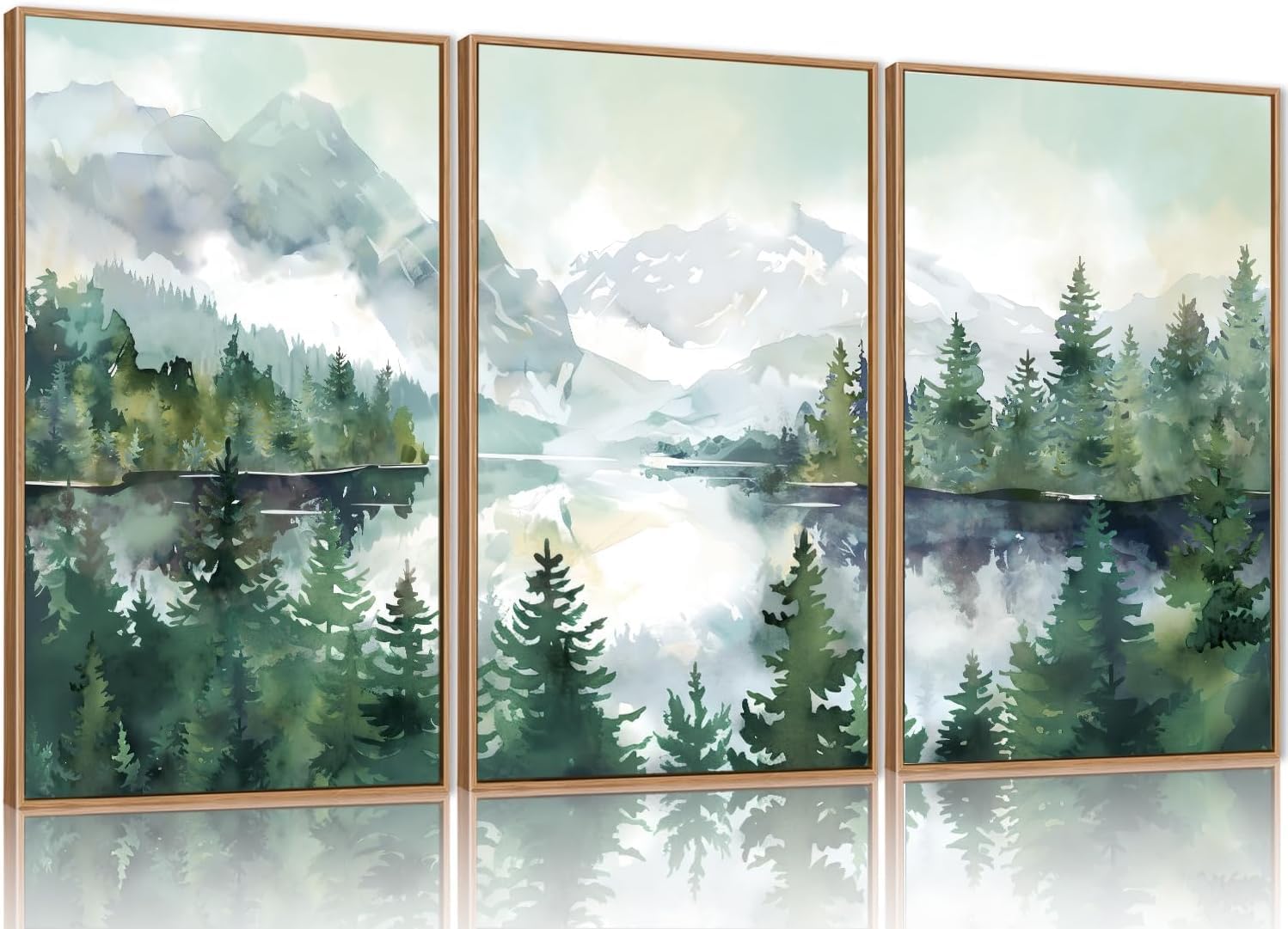 TOARTi Boho Framed Canvas Wall Art Prints,Set of 3 Mid Century Modern Wall Decor,Nature Plants Desert Sun Art Paintings,Bohemian Artwork for Living Room,Bedroom,Dining Room,Office - 16x24inchx3 — view 23