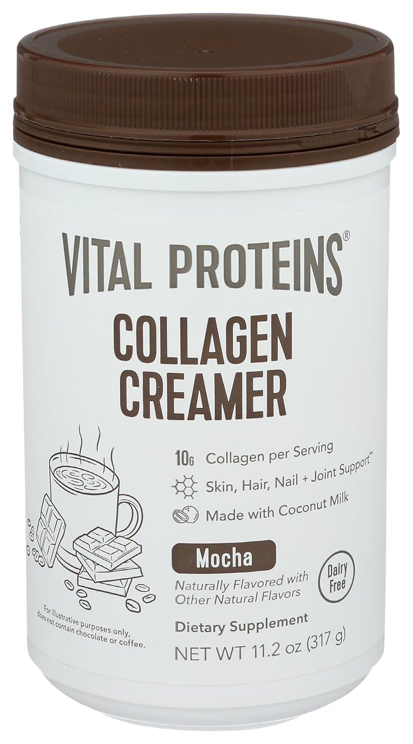 Vital Proteins Collagen Peptides Powder, Vanilla, 10.6oz | Collagen Coffee Creamer, Supports Hair Skin & Nails, Vanilla Flavor, Daily Coffee Add-In, 12 Servings