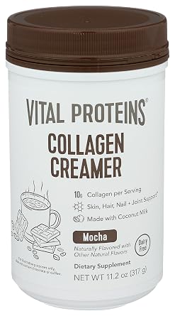 Vital Proteins Collagen Peptides Powder - Mocha Coffee Creamer for Hair, Skin & Nails Support, 11 Oz