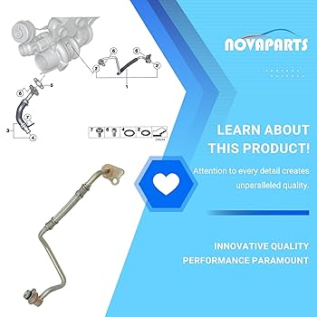 RT-84268 専用ページ NOVAPARTS 11428626652 Outlet Turbocharger Oil Feed Line for