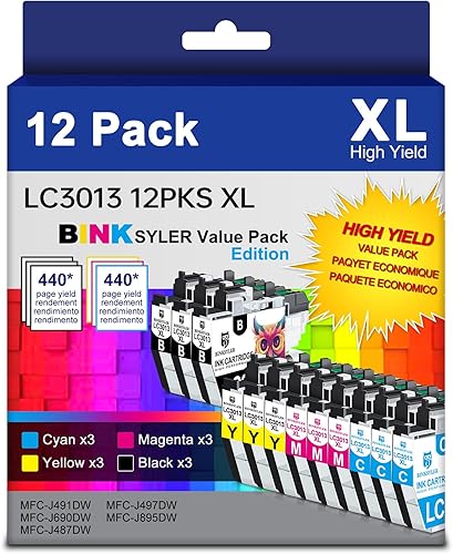 Miniatura 10 de BINKSYLER LC3029 - Cartuchos de tinta XXL de repuesto para Brother LC3029 LC3029XXL para Brother MFC-J5830DW MFC-J6535DW MFC-J5930DW MFC-J6935DW