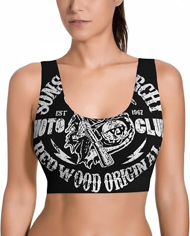 Amazon.com: Hijos de la anarquía Sujetadores Deportivos para Mujeres Anime  Entrenamiento Ropa Tops Yoga Bra Ropa Interior Suave Lindo Sexy Gimnasio  Hogar : Ropa, Zapatos y Joyería
