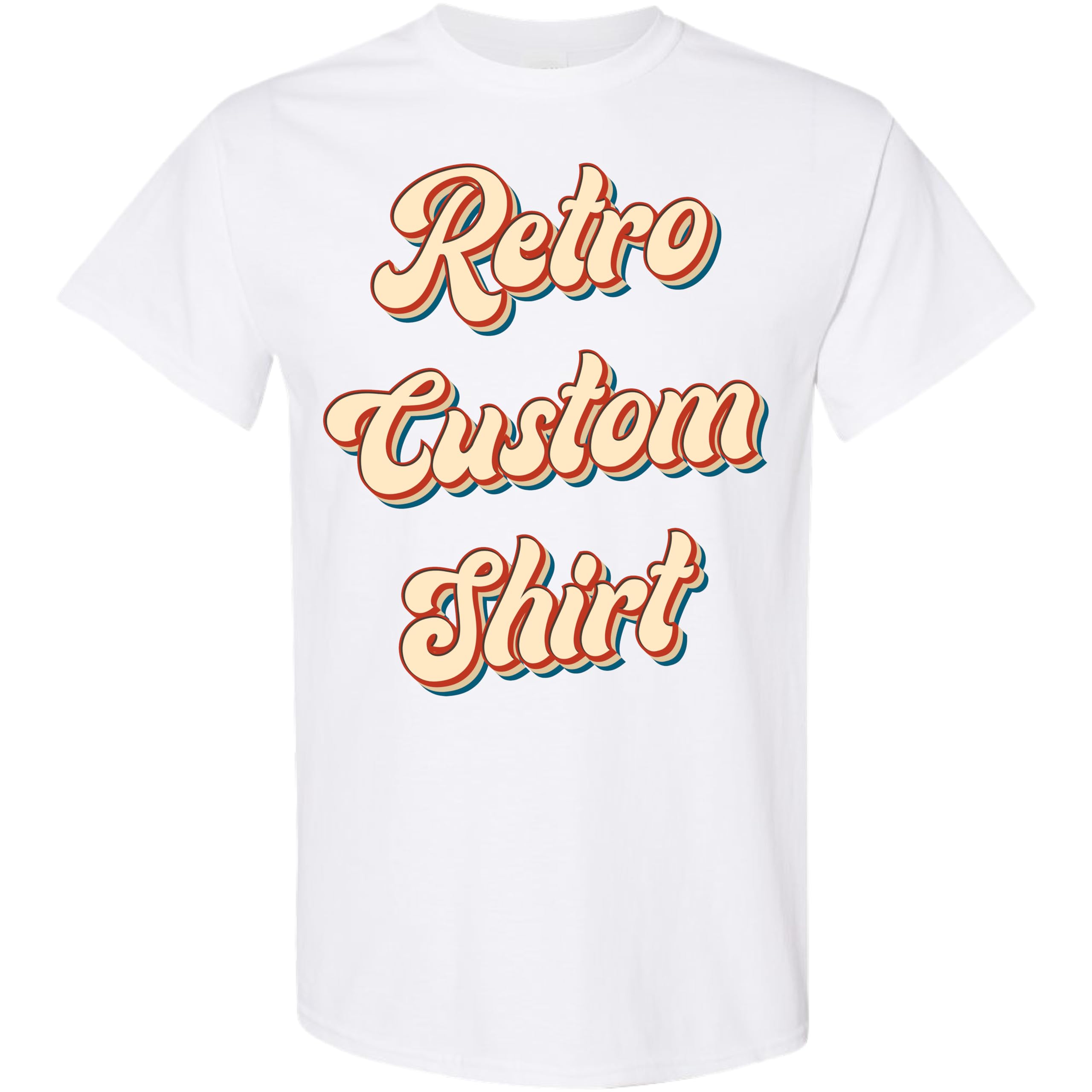 MAYATX Custom T Shirts Add Your Text Custom Shirt for Men Customized T Shirts Unisex Cotton Personalized T Shirts