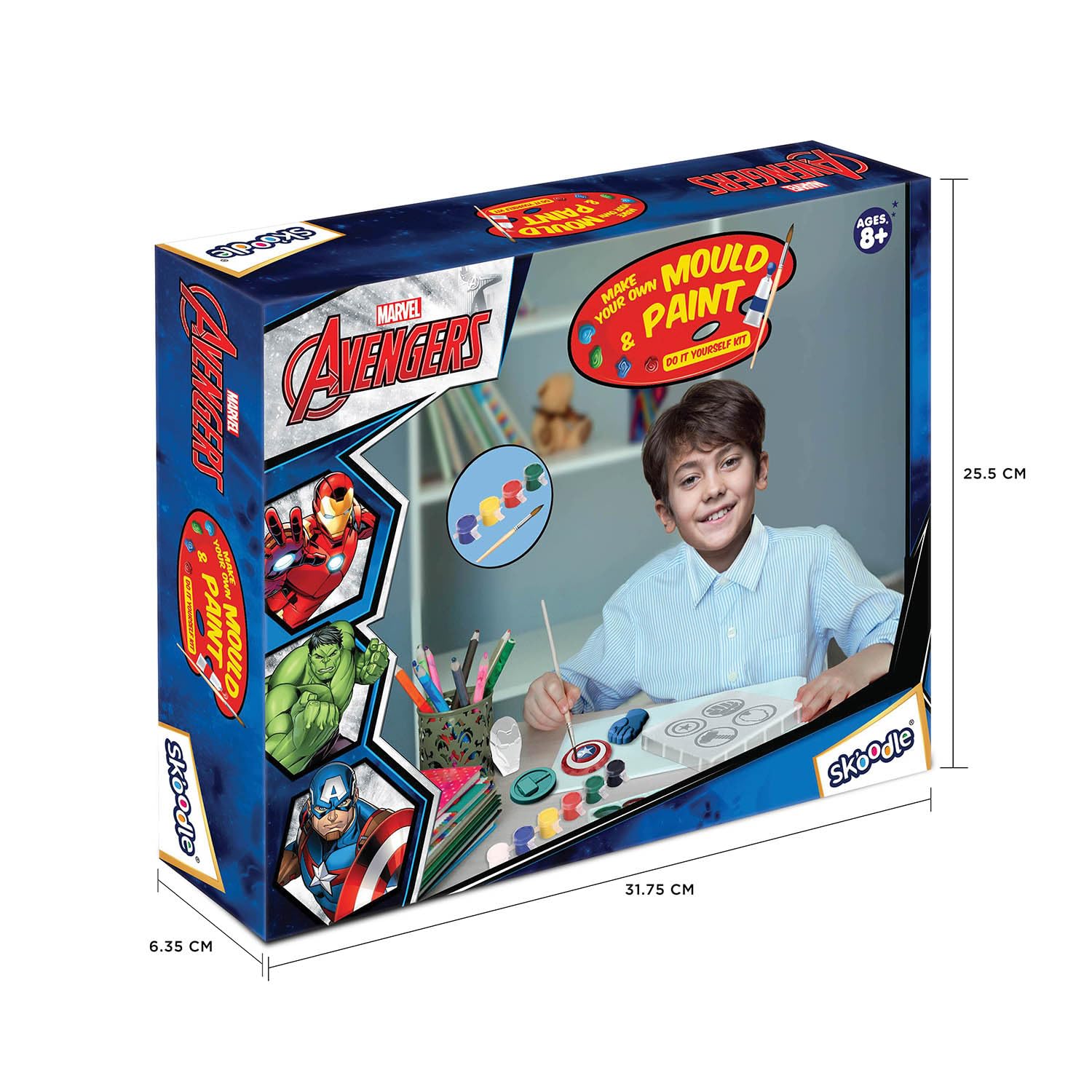 Skoodle Avengers Creative Kids Art and Craft Kit - Fridge Magnet