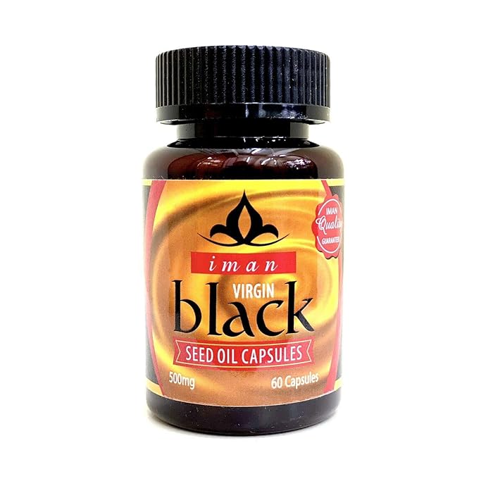 Buy Iman Black Seed Oil Cold Pressed Capsules Virgin Oil 2 Pack Total