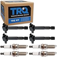 Vista 89 de Kit de Bobina de Encendido y Bujía de TRQ 8 Piezas Bujías de Iridio Compatibles con Toyota Tacoma 2005-2014 4Runner 2010 Tacoma 2015-2021