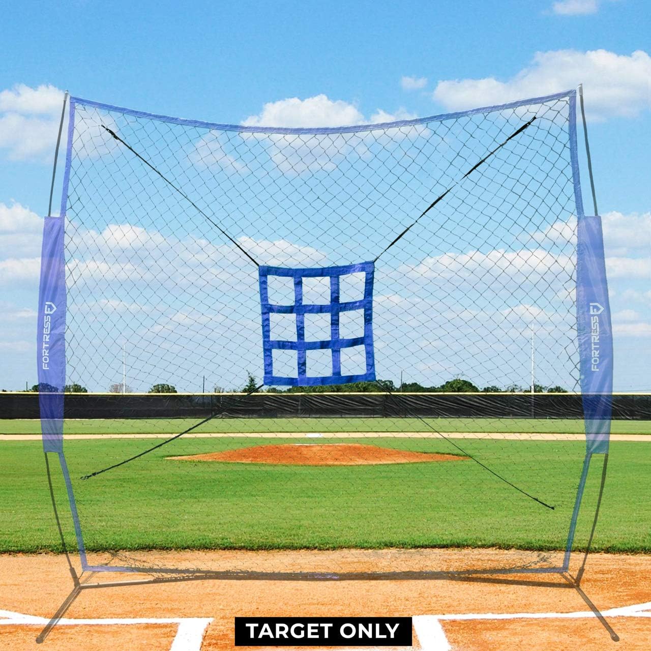 Fortress Baseball/Softball Pitching Net Target | Baseball Training Equipment | Pitching Practice - Accuracy Training | 9 Pocket Strike Zone [Target ONLY] : Sports & Outdoors