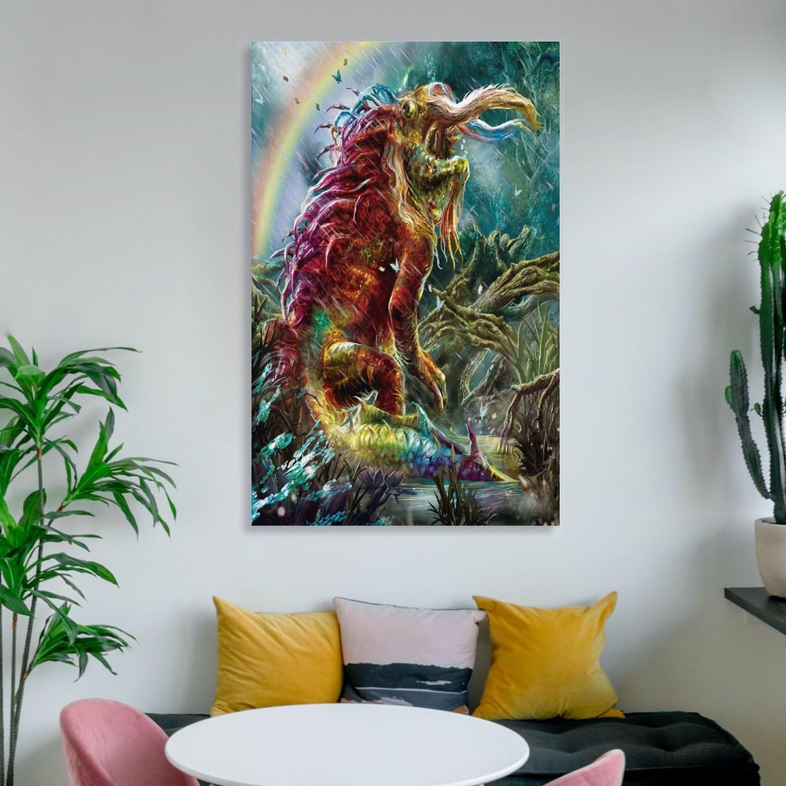 Amazon.co.jp: エルフモンスターの (1585) キャンバスポスター幻想的な Amazon.co.jp: エルフモンスターの (1585) キャンバスポスター幻想的な