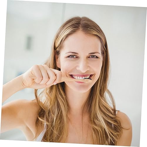 Miniatura 5 de Milisten 6 cepillos de dientes con diseño ergonómico de cerdas anchas para adultos, cerdas suaves para una limpieza suave para encías y aliento