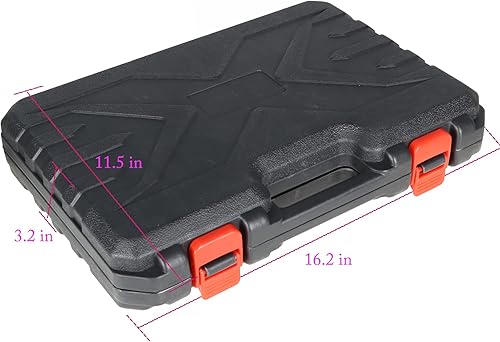 Miniatura 6 de Kit de crimpadora hidráulica de manguera de A/C, herramienta de reparación manual de aire acondicionado hidráulico multiusos, ligera, con 7 pares de