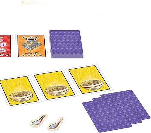 Miniatura 2 de Juego de cartas Ramen Fury | Juego de estrategia temática para llevar | Divertido juego familiar para adultos y niños | A partir de 8 años | 2 a 5