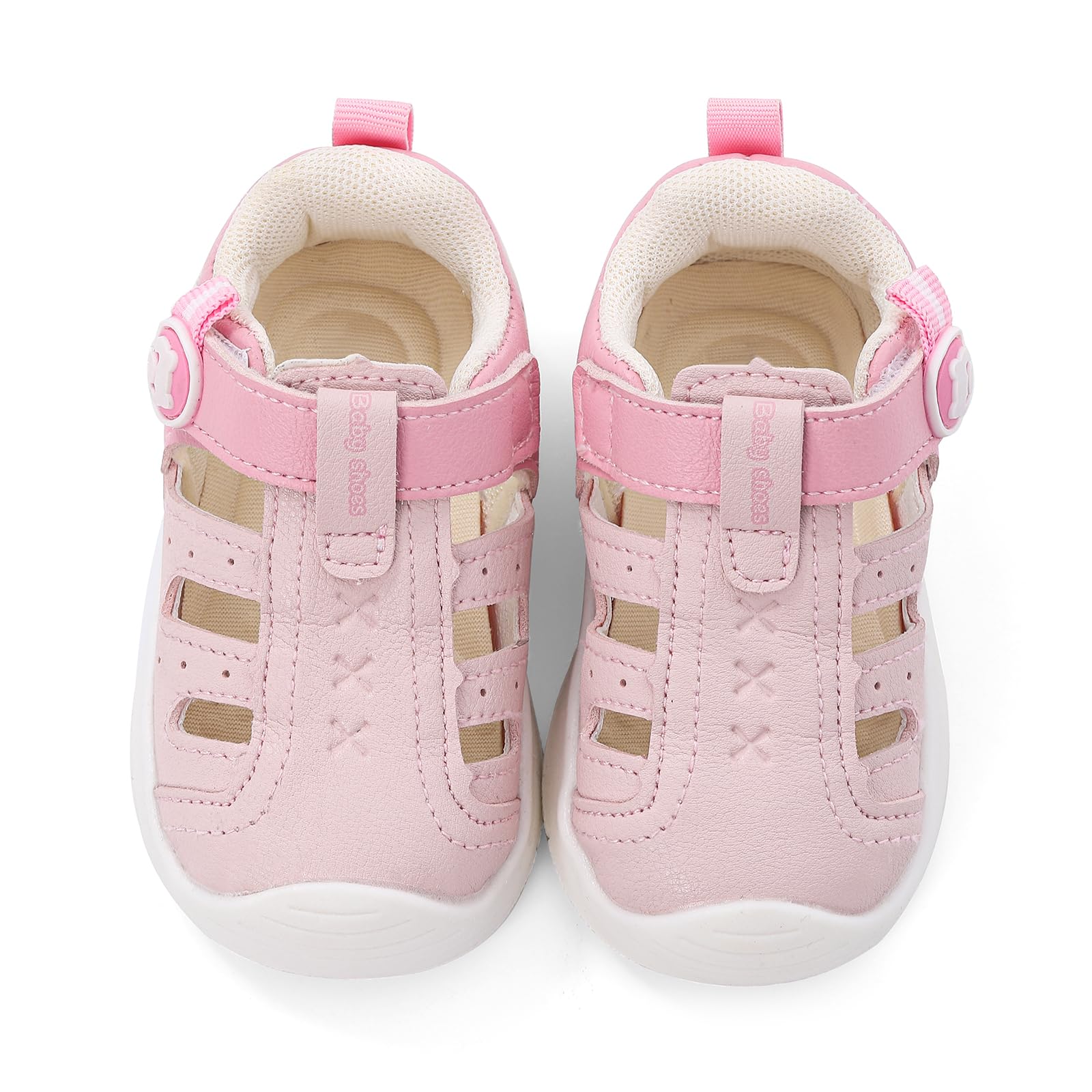 MK MATT KEELY Baby Boys Girls Sandals Toddlers Summer First Walking Shoes Kids Closed Toe Pre Walkers with Anti-Slip Rubber Sole — view 7