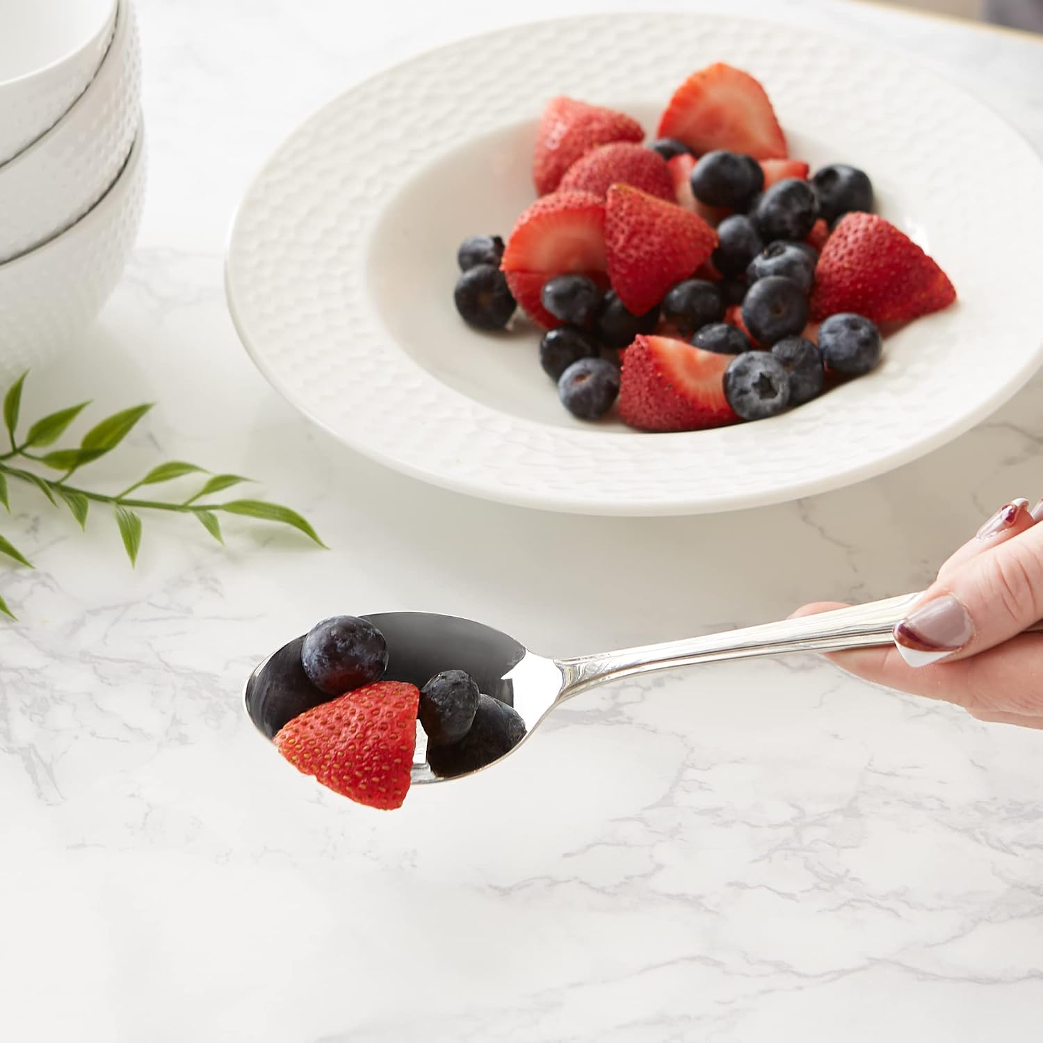 RSVP International Endurance Flatware Collection Stainless Steel, Dishwasher Safe, Tablespoon