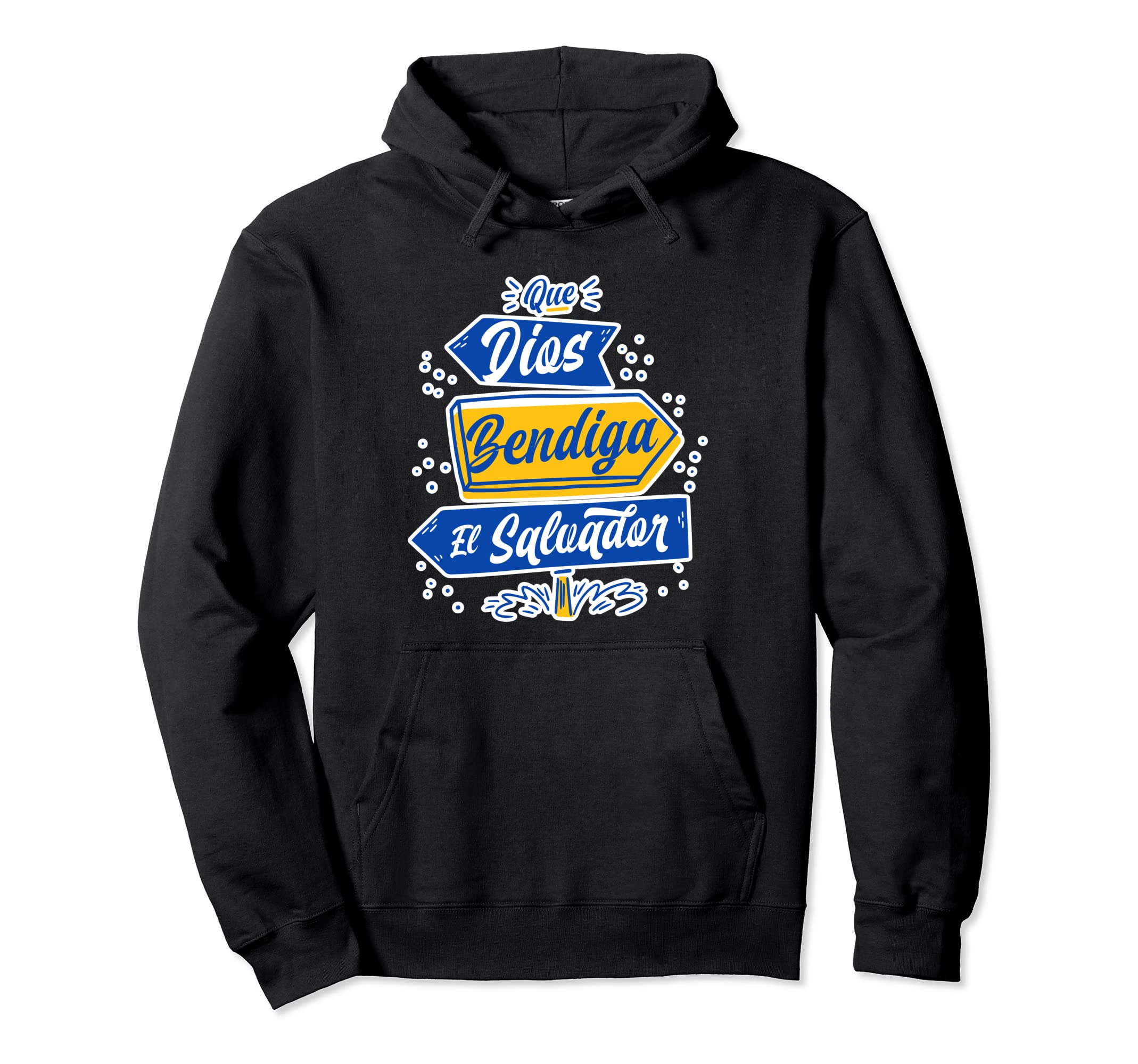 El Salvador Camisas (Que Dios Bendiga El Salvador) Pullover Hoodie