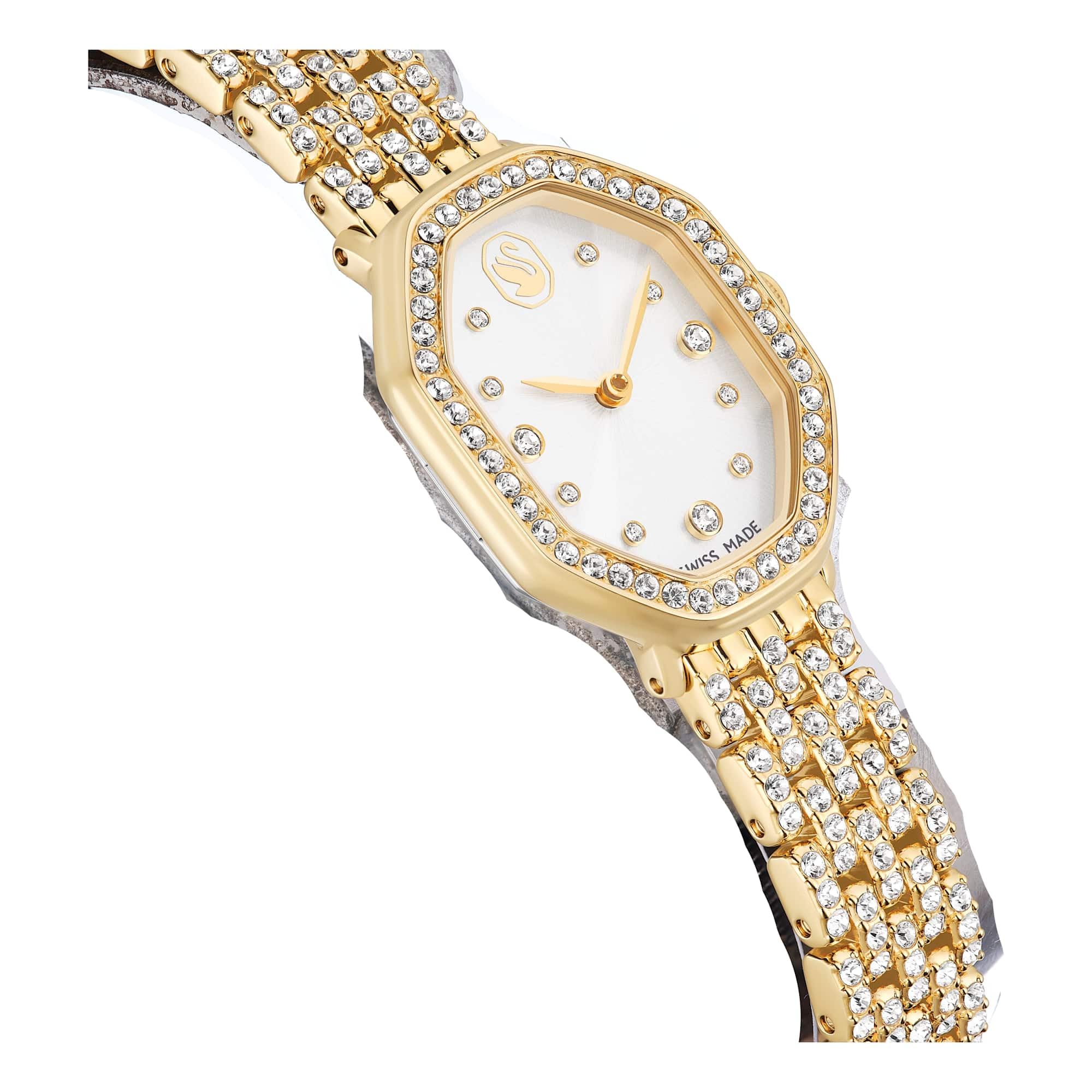 Swarovski Dextera Colección Octagon Reloj, Swiss Made, Metal Pracelet