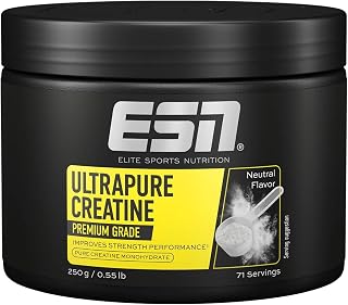ESN Ultrapure Creatine Monohydrate - geschmacksneutral und vegan - 250 g