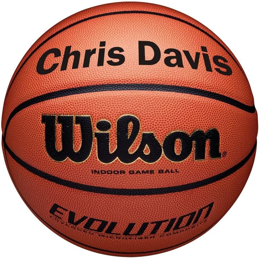 WILSON Customized Personalized Evolution Basketball Indoor Game Ball