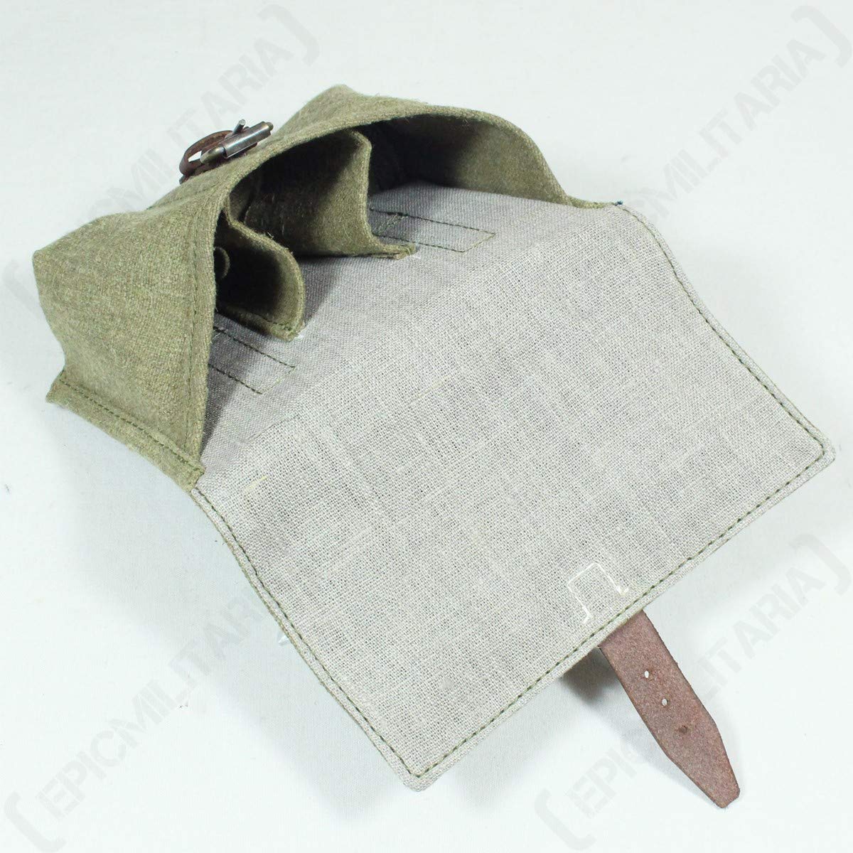 Original French Army Grenade Pouch - Olive - Epic Militaria USMC