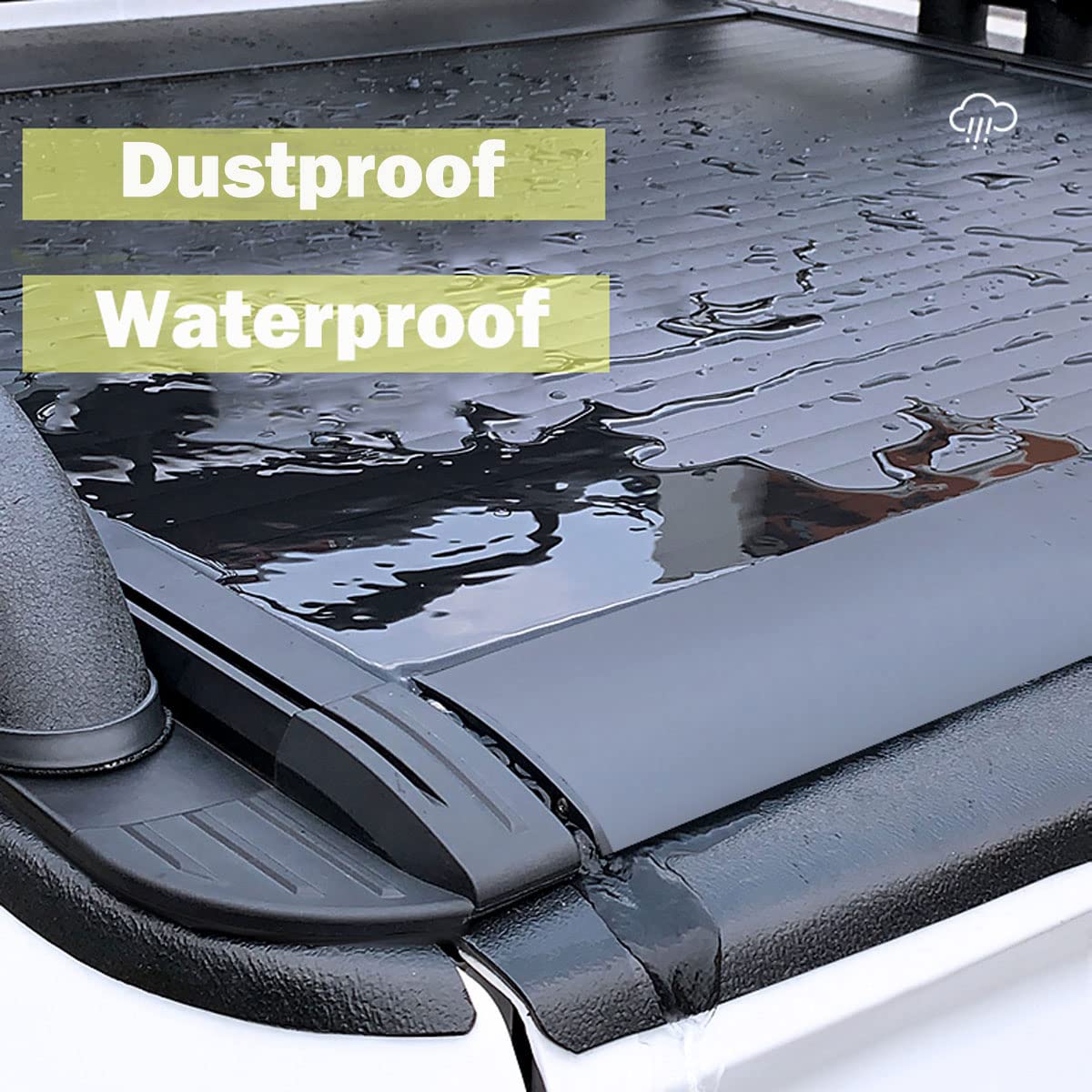 YOSAYUSA Retractable Truck Bed Tonneau Cover Hard Aluminum Rollup