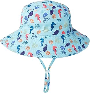 Chapéu de sol para bebês meninos chapéus de pesca infantil chapéu fofo FPS 50+ chapéu balde para bebês meninas chapéu de praia infantil bonés infantis