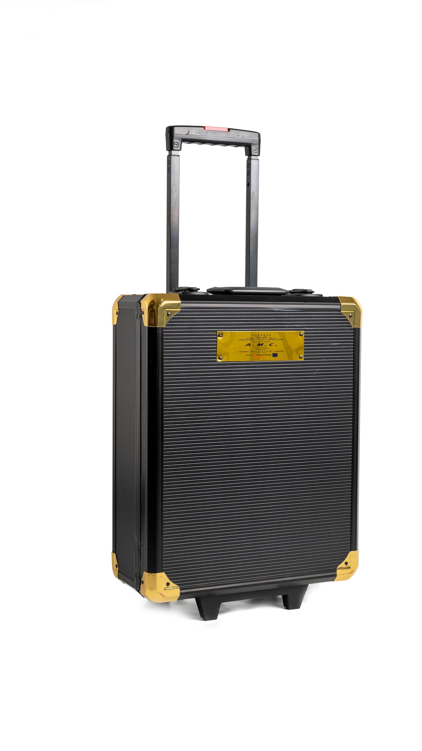 A.M.C. Trolley Porta Attrezzi, Set di Attrezzi da lavoro 849 Pezzi, Valigia Carrello Attrezzi professionale, Portautensili, Cassetta con 3 Cassetti, Trolley da Lavoro