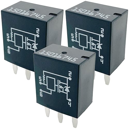 15016745 Headlight Relay (3 Pack) 12V 4-Pin DRL & Low