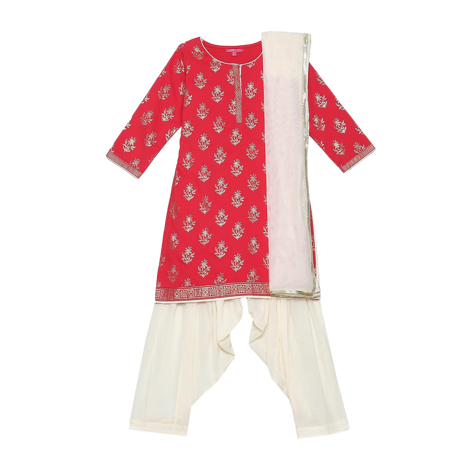 BIBACotton Girls Salwar Suit Set