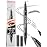 iMethod Curved Eyebrow Pen - Eyebrow Pencil, Brow Pencil 2-in-1 Dual-Ended Microblading Eyebrow Pen with Micro-Fork-Tip and Precise Brush-Tip Create Natural Hair-Like Brows, Last All-Day, Black Brown