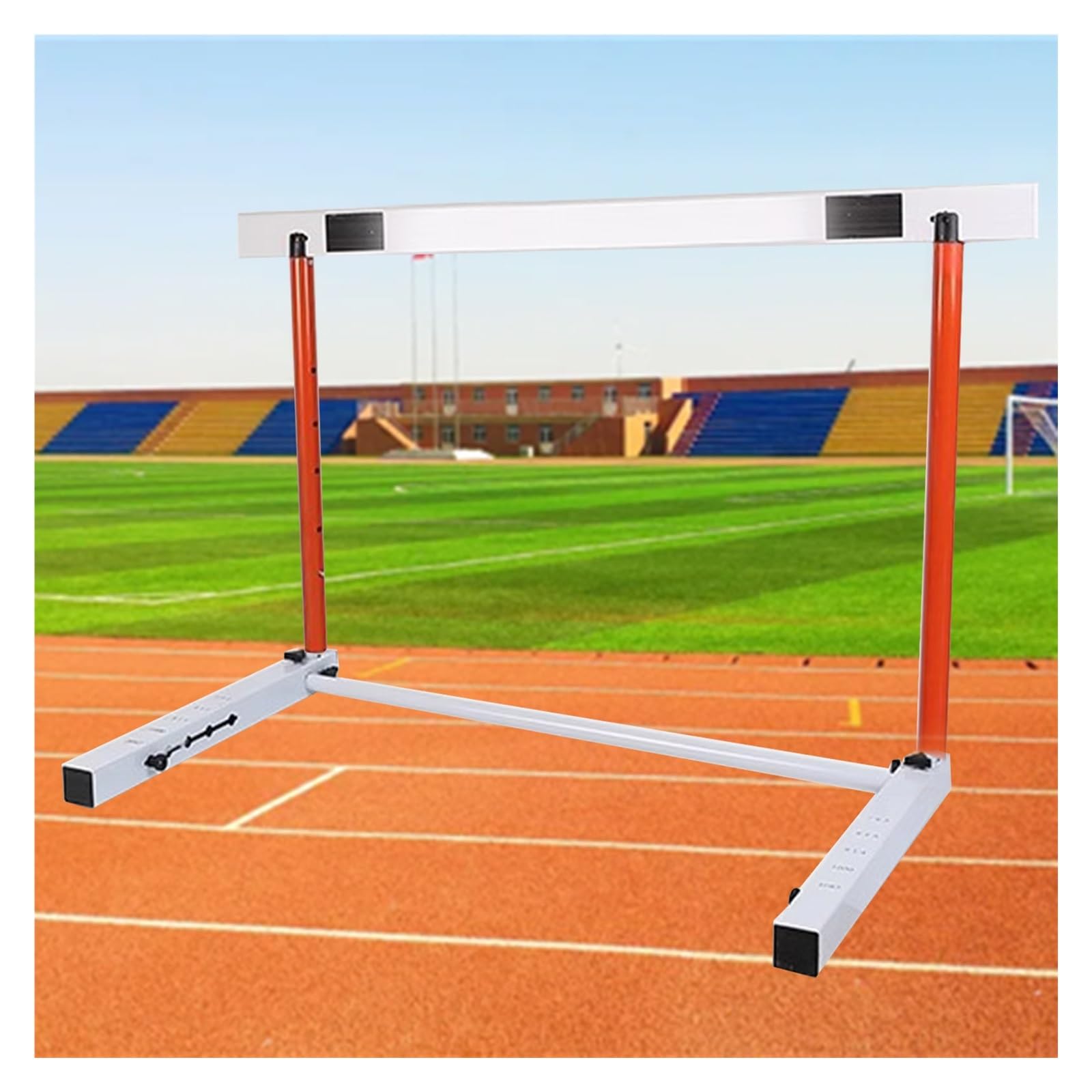 Ostacoli Professionali Regolabili per l'agilità, Attrezzatura per l'allenamento della velocità in Pista e sul Campo Scolastico, Attrezzatura Sportiva per Gruppi di Fitness