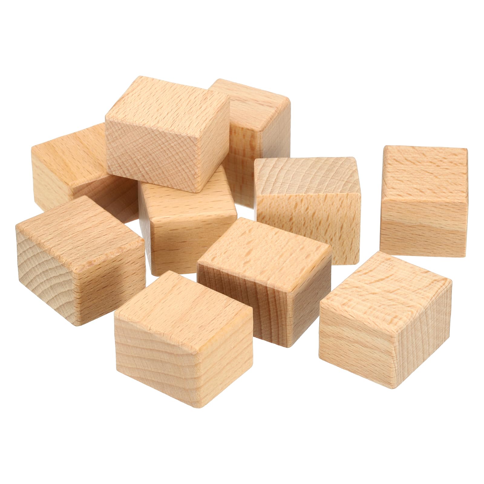 PATIKIL 30x25mm Blank Wood Rubber Stamp Mounts