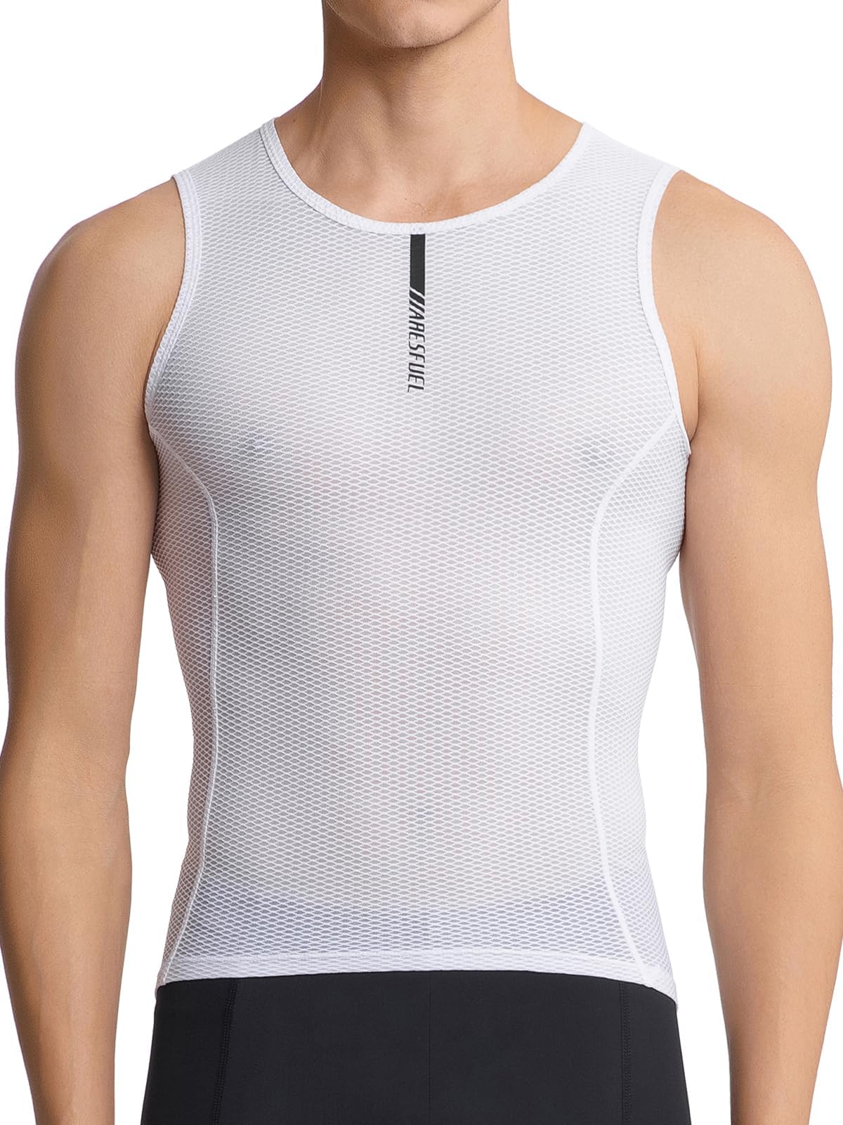 Été Gilet de cyclisme Mens Cool Mesh Base Layer Manches Légères Respirantes Maillot de cyclisme Bike Vest 4033